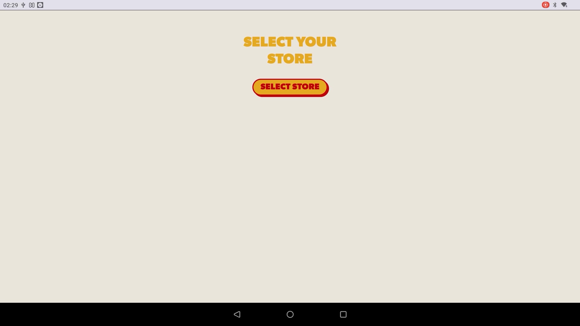 Select your store — QJumper web ordering